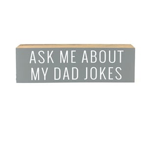 Dad Jokes Shelf Block