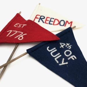 Americana Felt Flag Decor