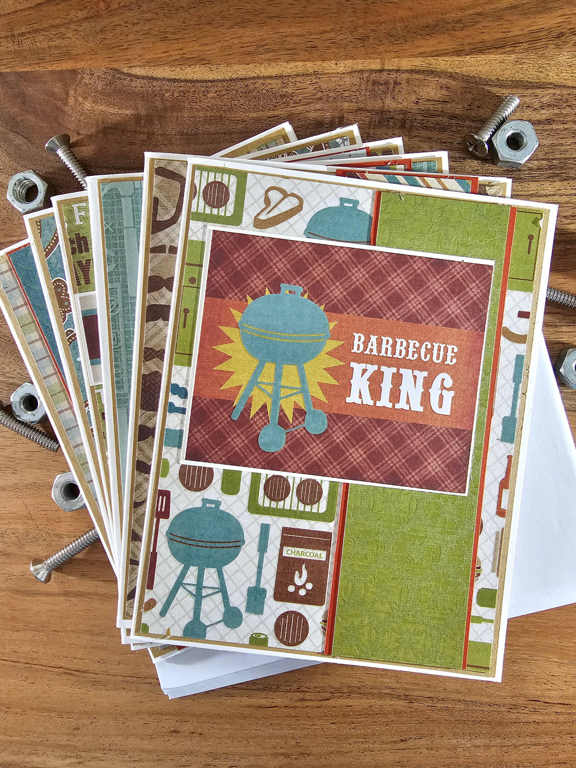 Masculine Card Set: Rugged Greetings for Him (6 Cards) - Etsy