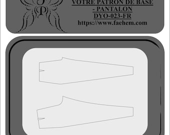 Aprenda a fazer seu Patron de Base Pantalon