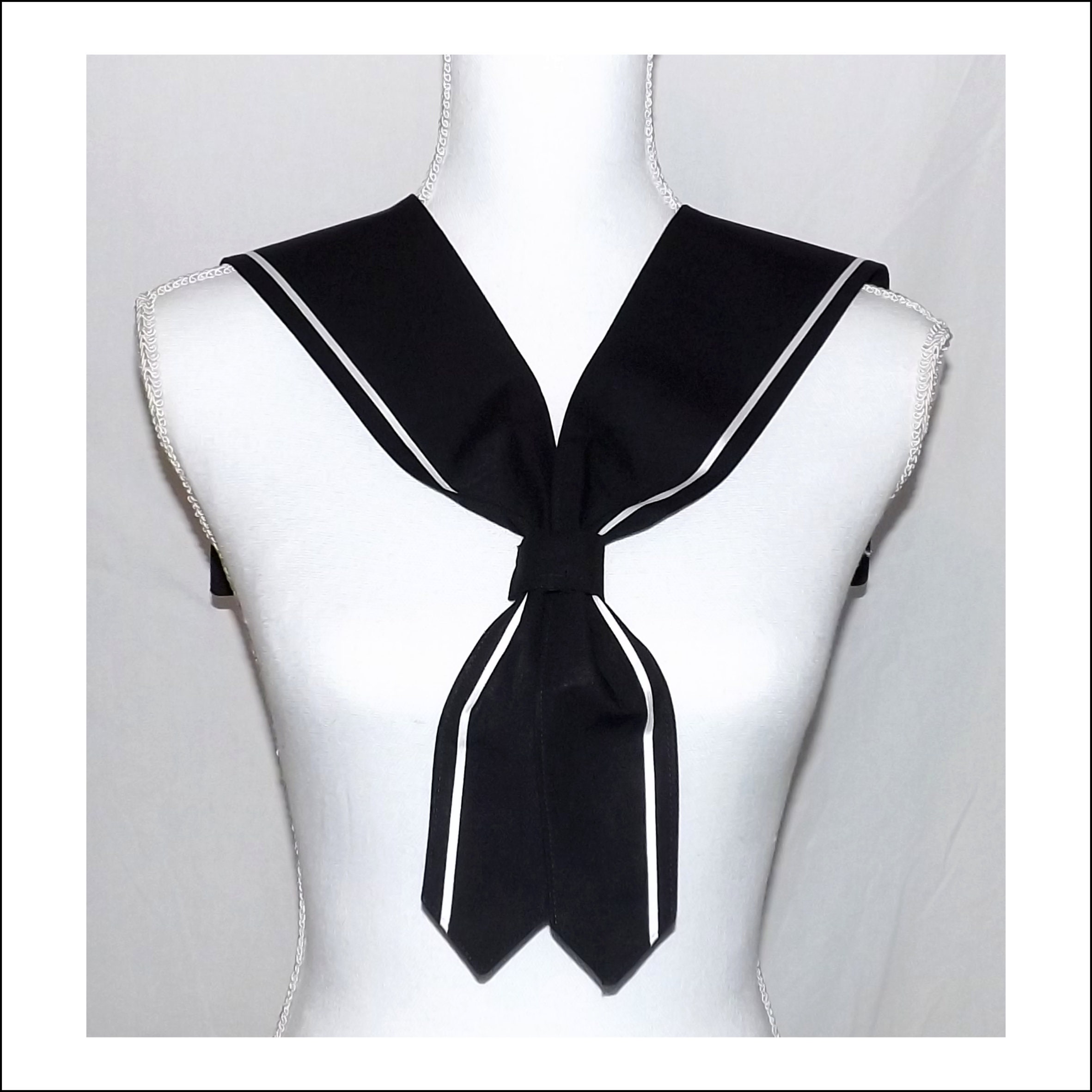 toN　Hella sailor collar combinaison Sailor Collar Top in Oyster | Black Crane | Covet + Lou | Covet + Lou