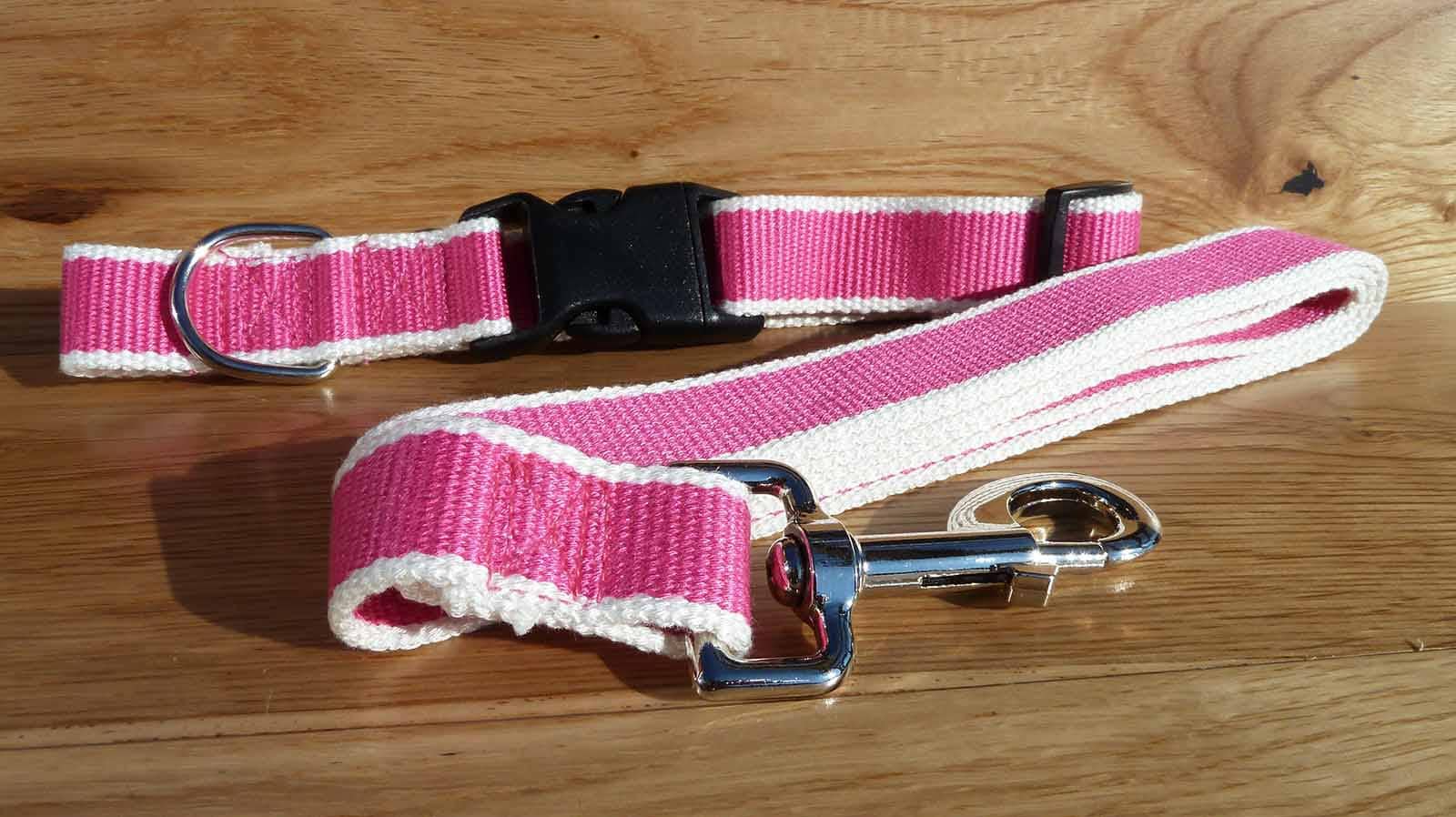 Personalised Dog Collar and lead set made from Bamboo Fibre. Etsy