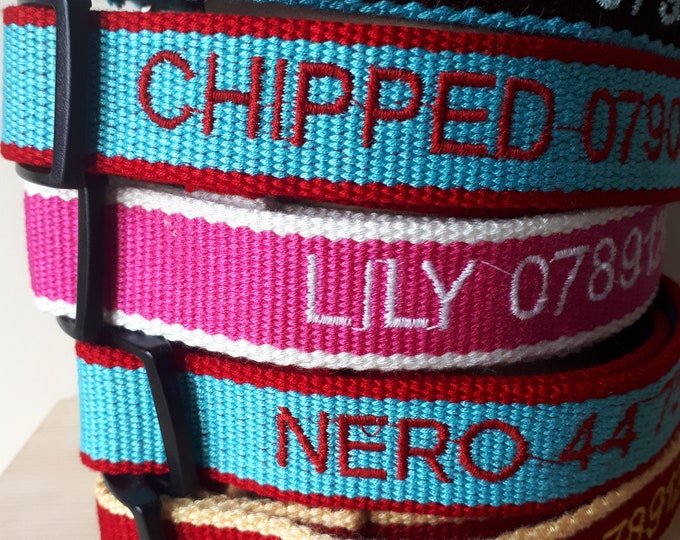 Personalised Dog Collar Etsy UK