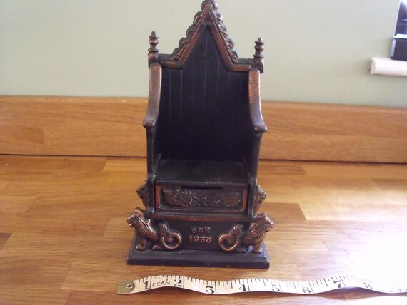 John Harper Cast Iron 1953 Queen Elizabth Ii Coronation Chair Etsy