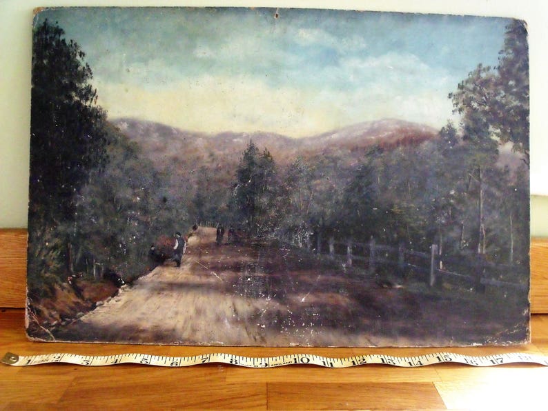 Hobart Tasmania Australia Oil Painting on Board 1894 by Etsy