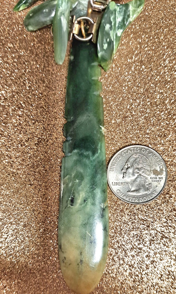 Canadian Jade Jadeite Green Chunks With Large War… - image 4