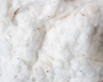 100% ORGANIC COTTON BATTING - Stuffing Made with Fibers Grown in the U.S. — 14 ounces