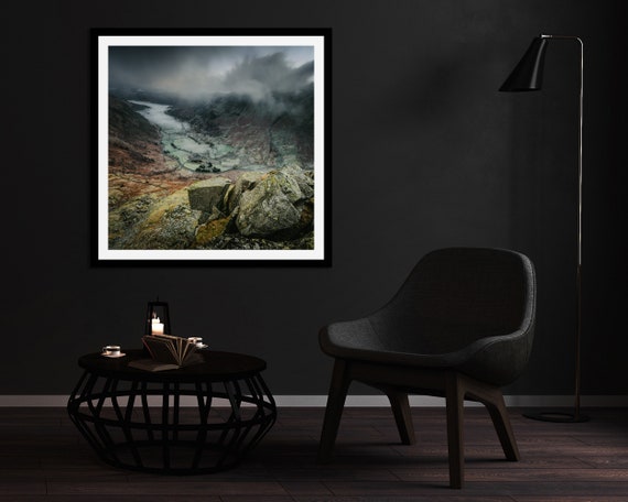 Hanging Stone, Base Brown, Lake District - Photographic Print