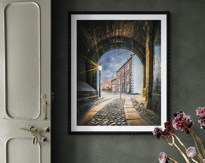 City of Carlisle Fine Art Photograph • Abbey Street from Abbey Gatehouse • Unframed Print