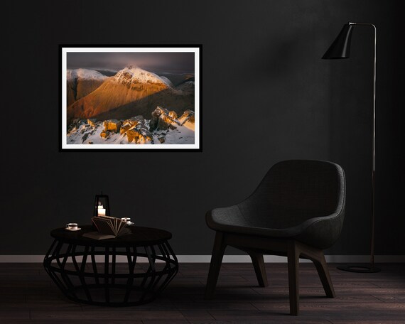 Great Gable from Lingmell, Lake District - Photographic Print