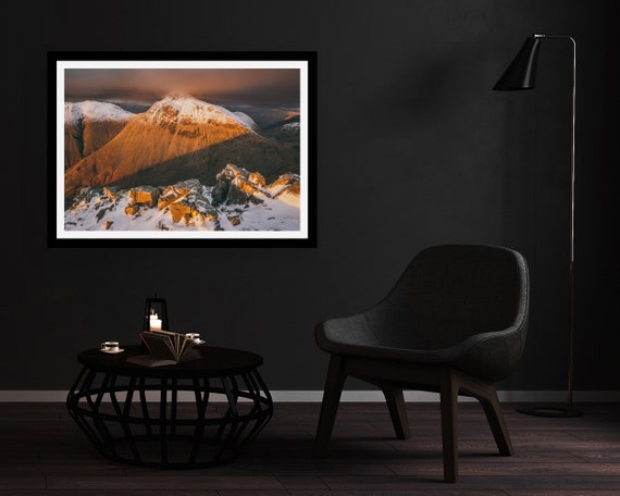 Great Gable from Lingmell, Lake District - Photographic Print