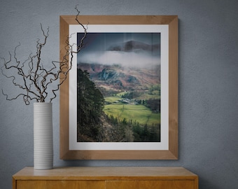 Lake District Fine Art Photograph • Watson's Dodd and Castle Rock beyond Bridge End Farm • Unframed Print
