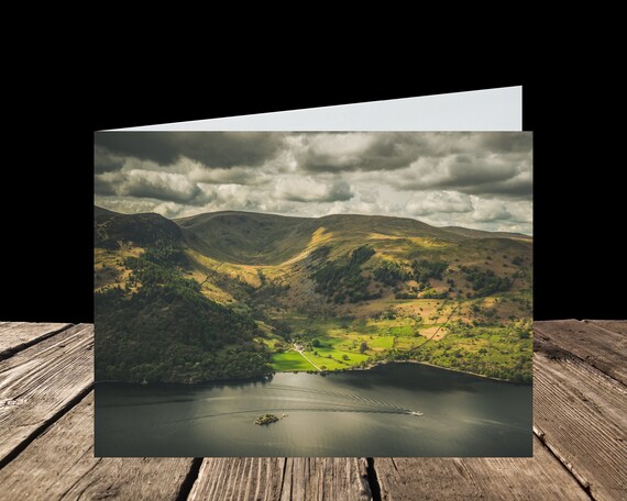 Ullswater & Glencoynedale, Lake District - Greeting Card