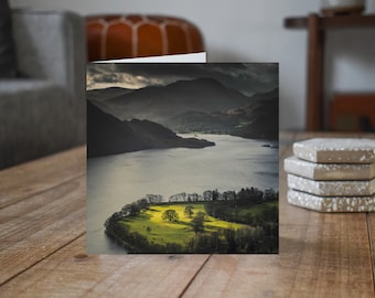 Lake District Greeting Card • Aira Point, Ullswater