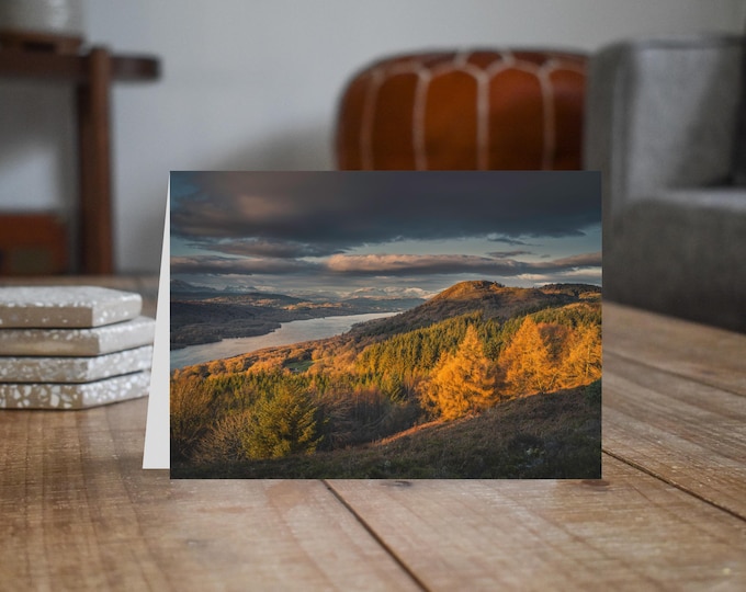 Lake District Greeting Card • Windermere from Staveley Fell