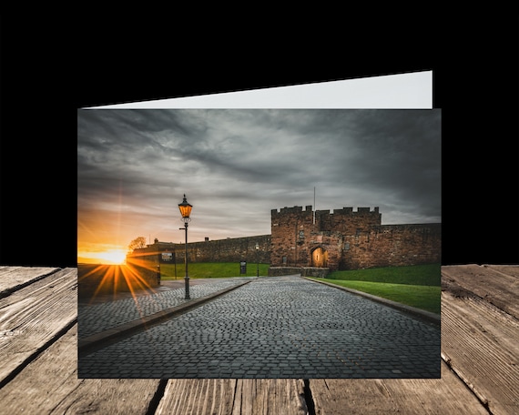 De Ireby's Tower: Carlisle Castle XIII, City of Carlisle - Greeting Card