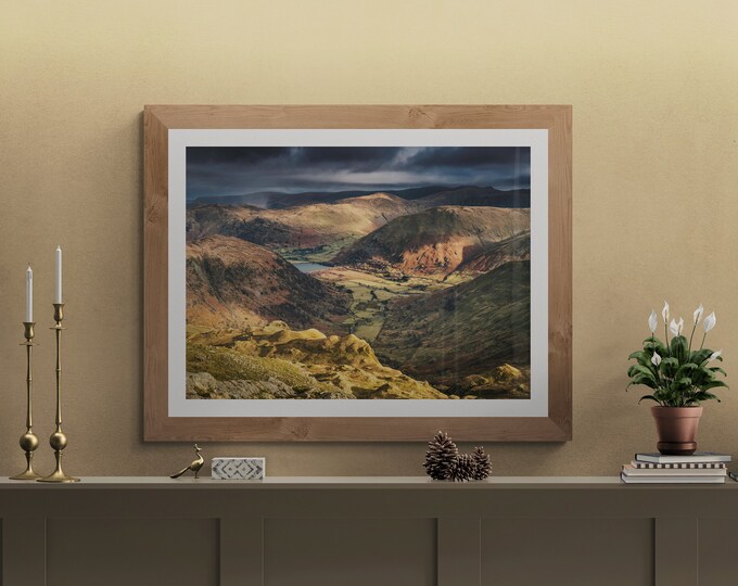 Lake District Fine Art Photograph • Brothers Water from Dove Crag • Unframed Print