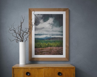 Scotland Fine Art Photograph • Eildon Hills from Minch Moor • Unframed Print