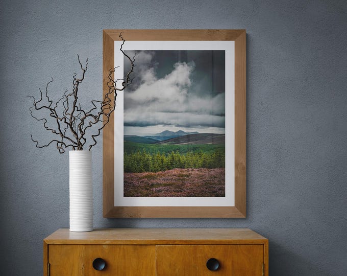 Scotland Fine Art Photograph • Eildon Hills from Minch Moor • Unframed Print