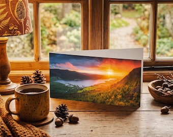 Lake District Greeting Card • Bassenthwaite Lake from Dodd