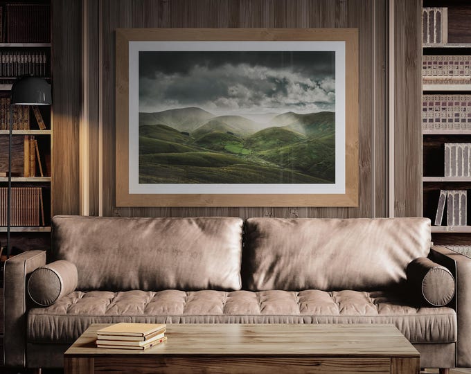 Scotland Fine Art Photograph • Linhope Burn from Lightning Hill • Unframed Print