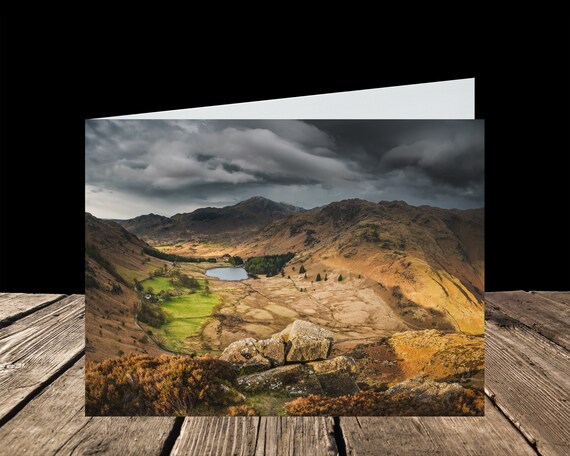 Blea Tarn from Side Pike, Lake District - Greeting Card
