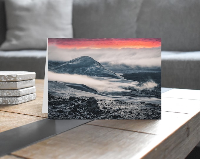 Iceland Greeting Card • Rauðkembingar