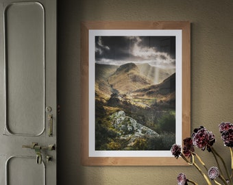 Lake District Fine Art Photograph • Eagle Crag from Great Crag • Unframed Print