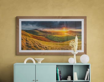 Lake District Fine Art Photograph • Skiddaw and Over Water from Longlands Fell • Unframed Print