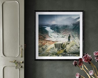 Lake District Fine Art Photograph • Seathwaite from Base Brown • Unframed Print