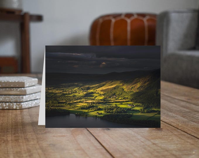 Lake District Greeting Card • Church Bay of Bassenthwaite