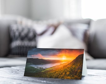 Lake District Greeting Card • Bassenthwaite Lake from Dodd