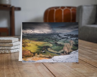 Lake District Greeting Card • St John's in the Vale below High Rigg