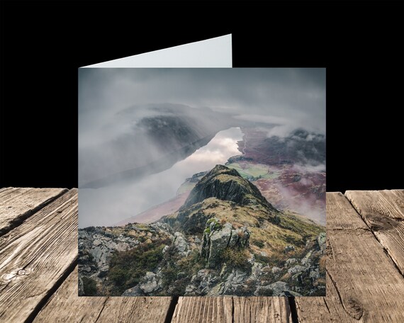 Wast Water from Yewbarrow, Lake District - Greeting Card