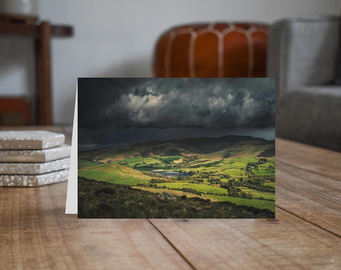 Lake District Greeting Card • Over Water from Binsey
