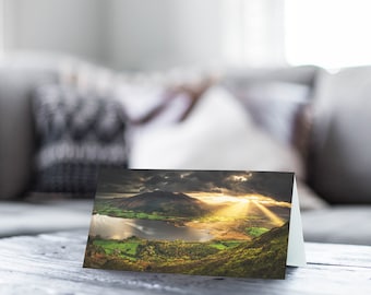 Lake District Greeting Card • Bassenthwaite Lake & Skiddaw from Barf