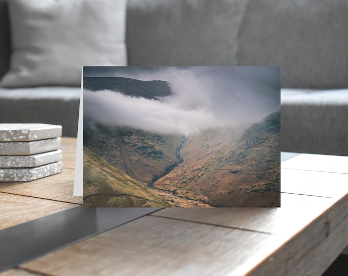 Lake District Greeting Card • High Raise beyond Wyth Burn