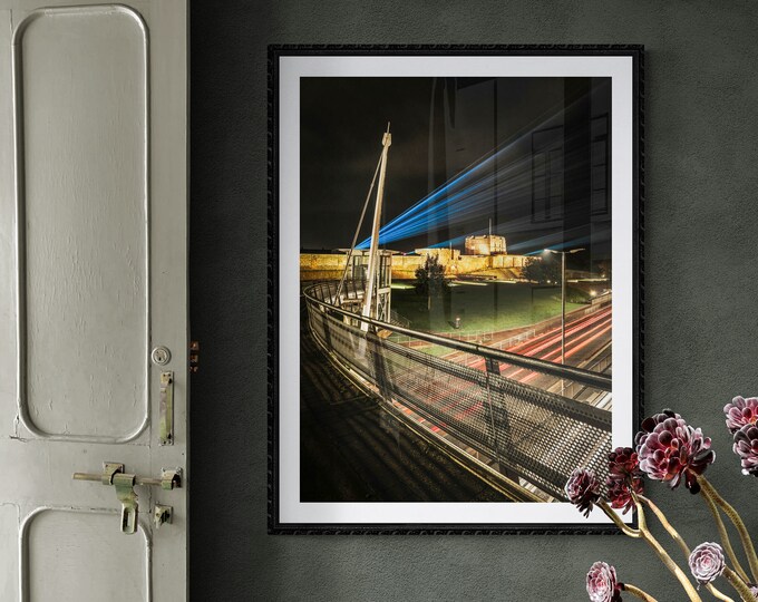 City of Carlisle Fine Art Photograph • Carlisle Castle from Irish Gate Bridge II • Unframed Print