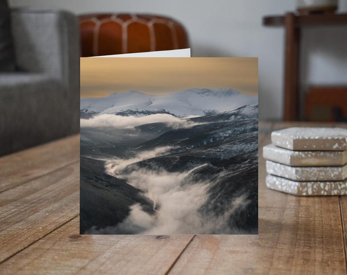 Lake District Greeting Card • Skiddaw and Little Man