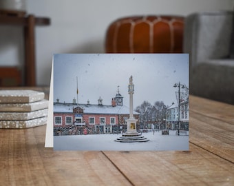 City of Carlisle Greeting Card • Carlisle Cross & Old Town Hall II