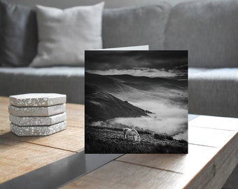 Lake District Greeting Card • Howgill Fells from Jeffrey's Mount