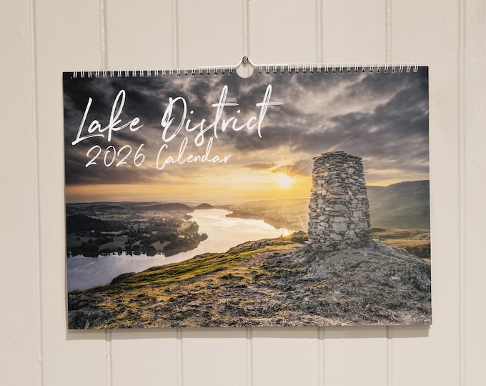 Lake District 2026 Calendar | Wall Planner | A3 Wall Calendar | Scenic Landscape Photography