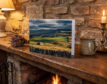 Yorkshire Dales Greeting Card • High Seat from Aisgill