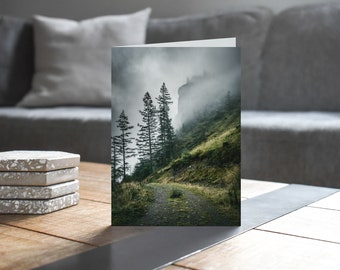 Lake District Greeting Card • Raven Crag