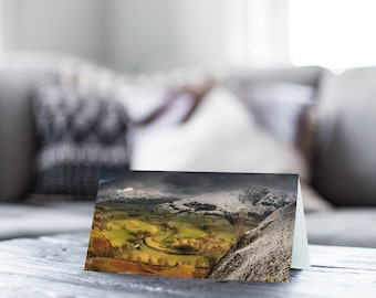 Lake District Greeting Card • St John's in the Vale from High Rigg