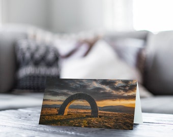 Scotland Greeting Card • Benbrack Striding Arch II