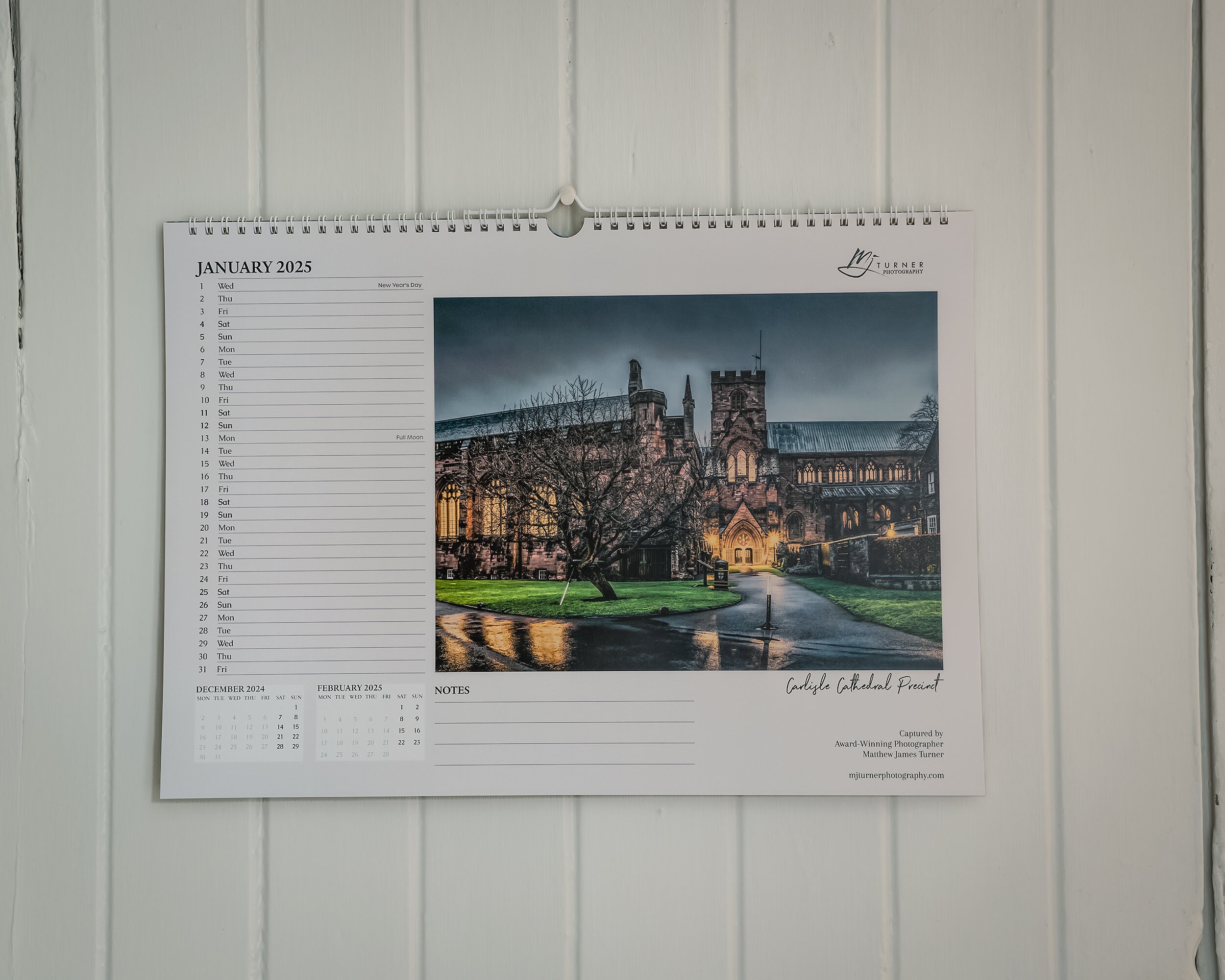 City of Carlisle 2025 Calendar Wall Planner A3 Wall Calendar Scenic