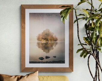 Lake District Fine Art Photograph • Heron Island, Rydal Water • Unframed Print