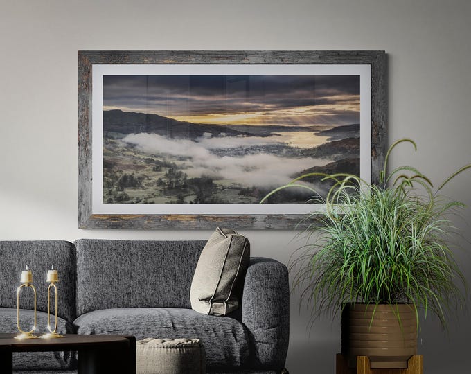 Lake District Fine Art Photograph • Ambleside and Windermere • Unframed Print