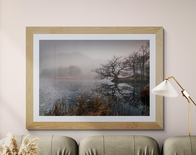 Lake District Fine Art Photograph • Nab Scar beyond Rydal Water • Unframed Print